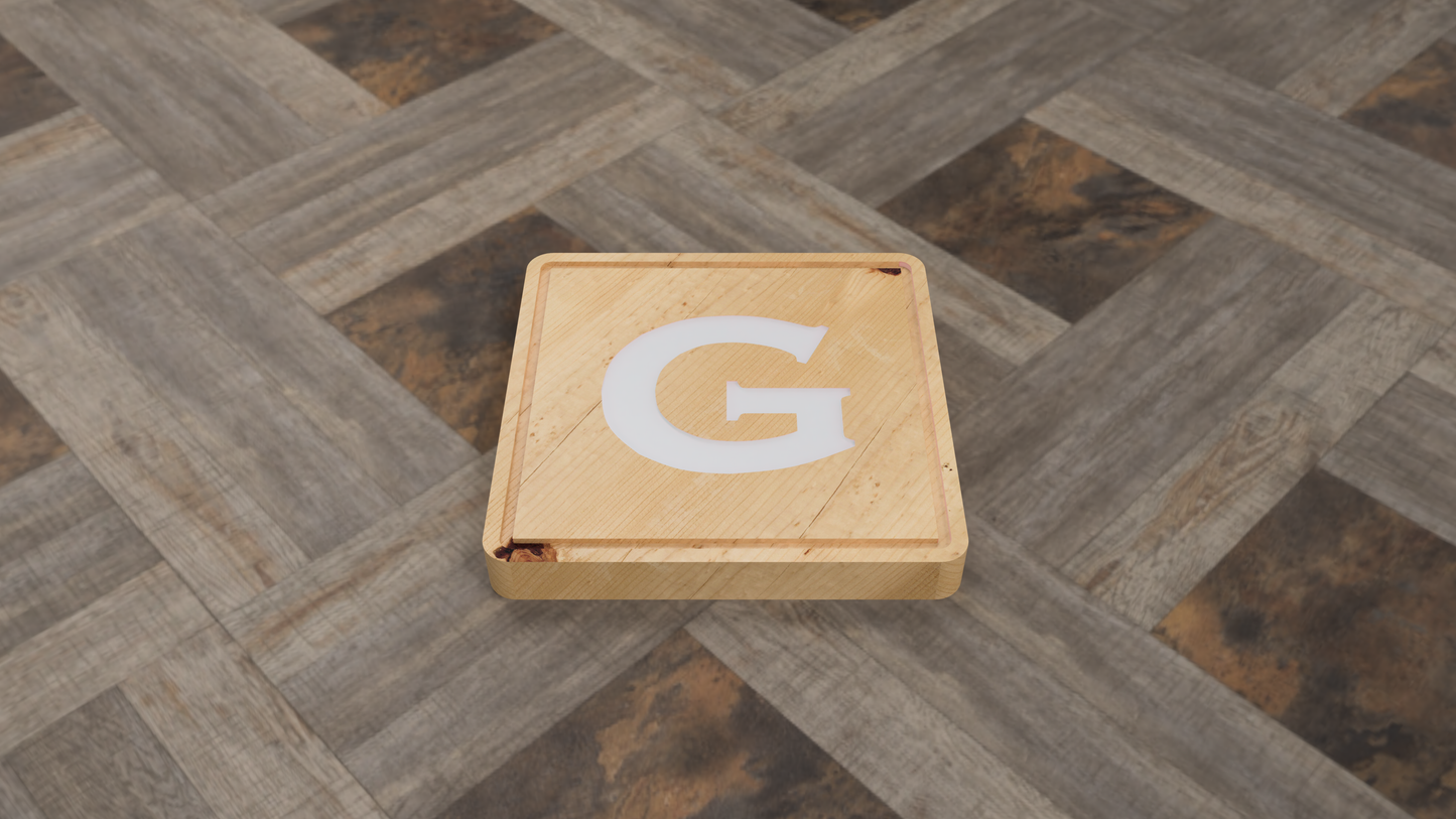 Custom Initial Coaster Set